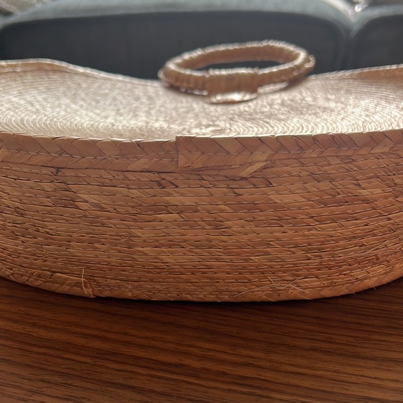 Straw round purse - Picture 6 of 7